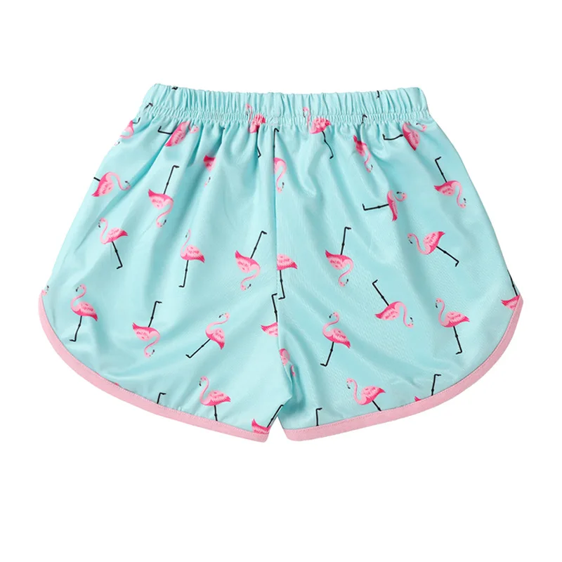 Children's Summer Casual Clothing Baby Girls Animals Printed Pink T-Shirts+Shorts Two-Piece For Kids Pajamas Set Home Wear Suits - Image 5