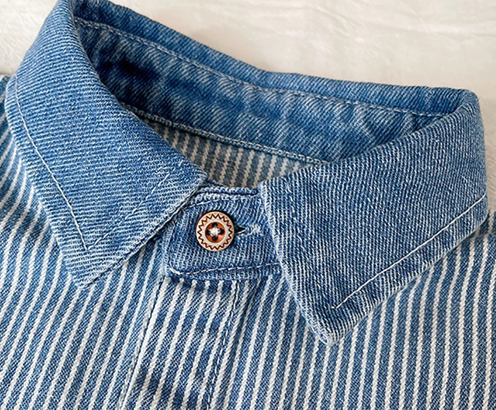 New Summer Spring Children Denim Blouse Toddler Baby Boys Clothes Autumn Long Sleeve Shirt Kids Casual Cardigan Outwear Coat - Image 2