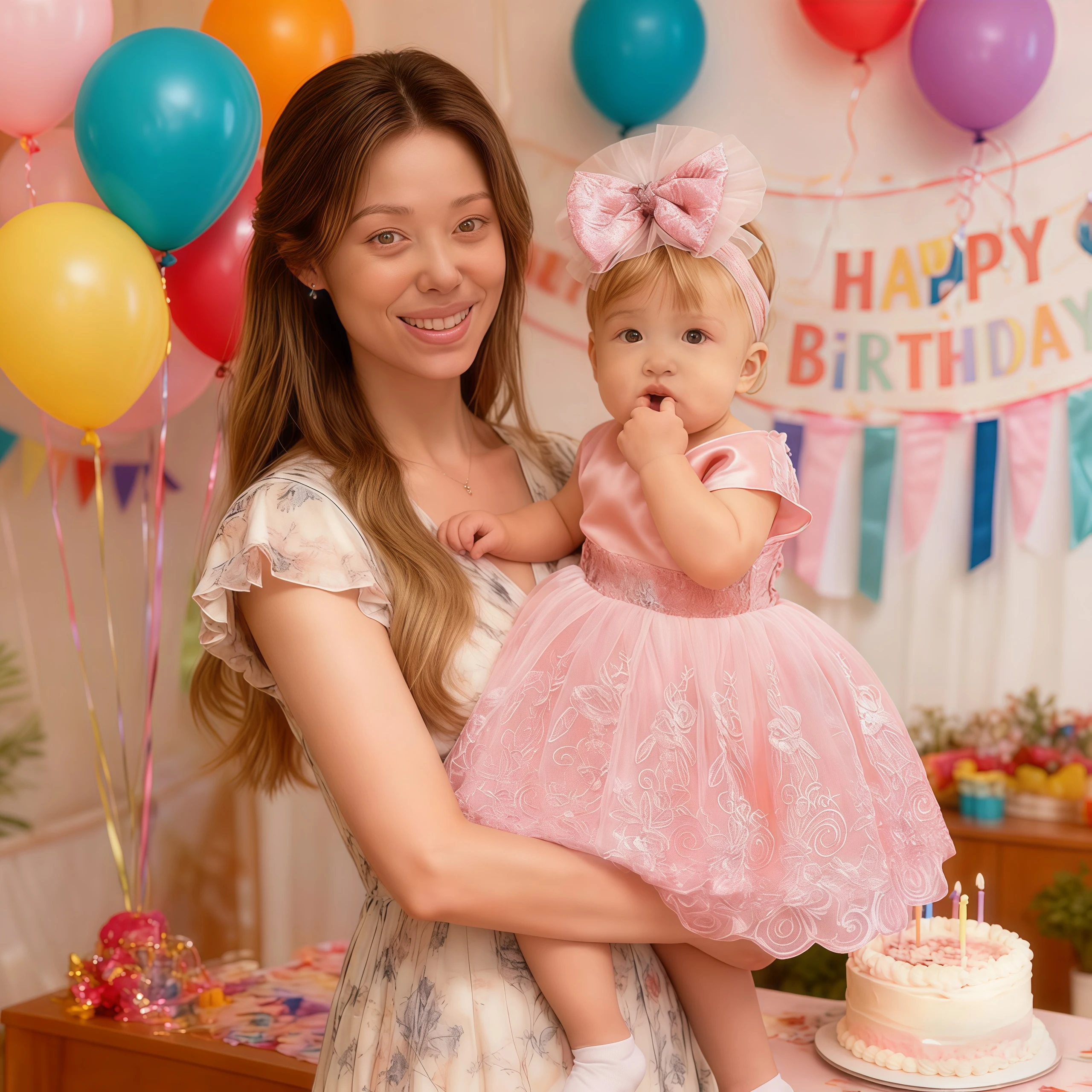 Baby Flower Girls Ruffle Embroidery Lace Sequins Dresses With Headwear For Kids Baptism Pageant Party Wedding Christmas Gown - Image 3