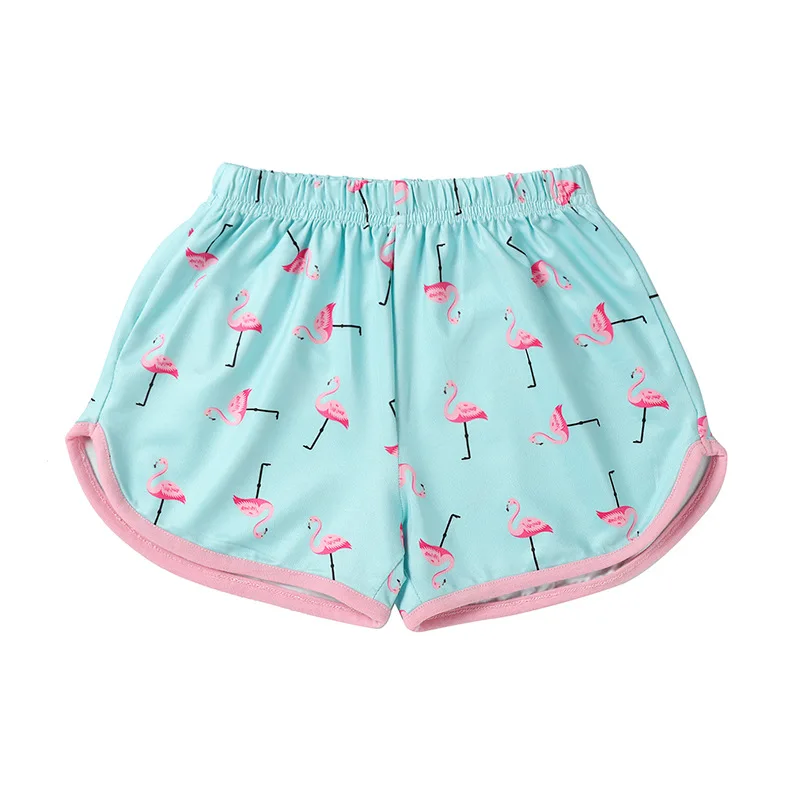 Children's Summer Casual Clothing Baby Girls Animals Printed Pink T-Shirts+Shorts Two-Piece For Kids Pajamas Set Home Wear Suits - Image 6